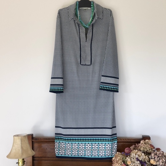 Max Studio geometric print dress   NWT - Picture 1 of 9